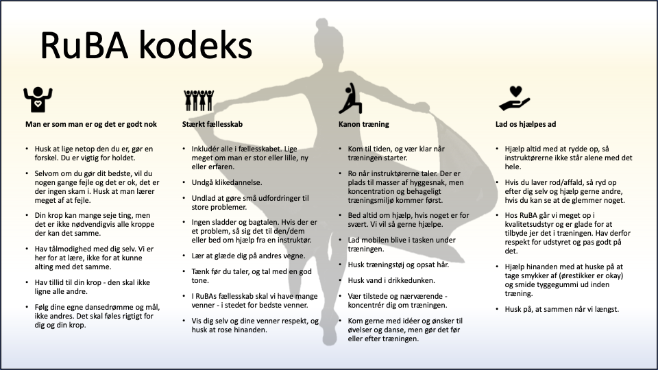 Ruba Api Antimobbestrategi: RuBA kodeks - RuBA